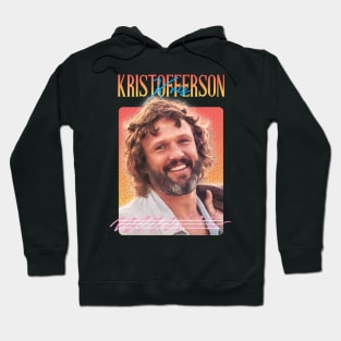 Kris Kristofferson Retro Aesthetics Fan Art Hoodie